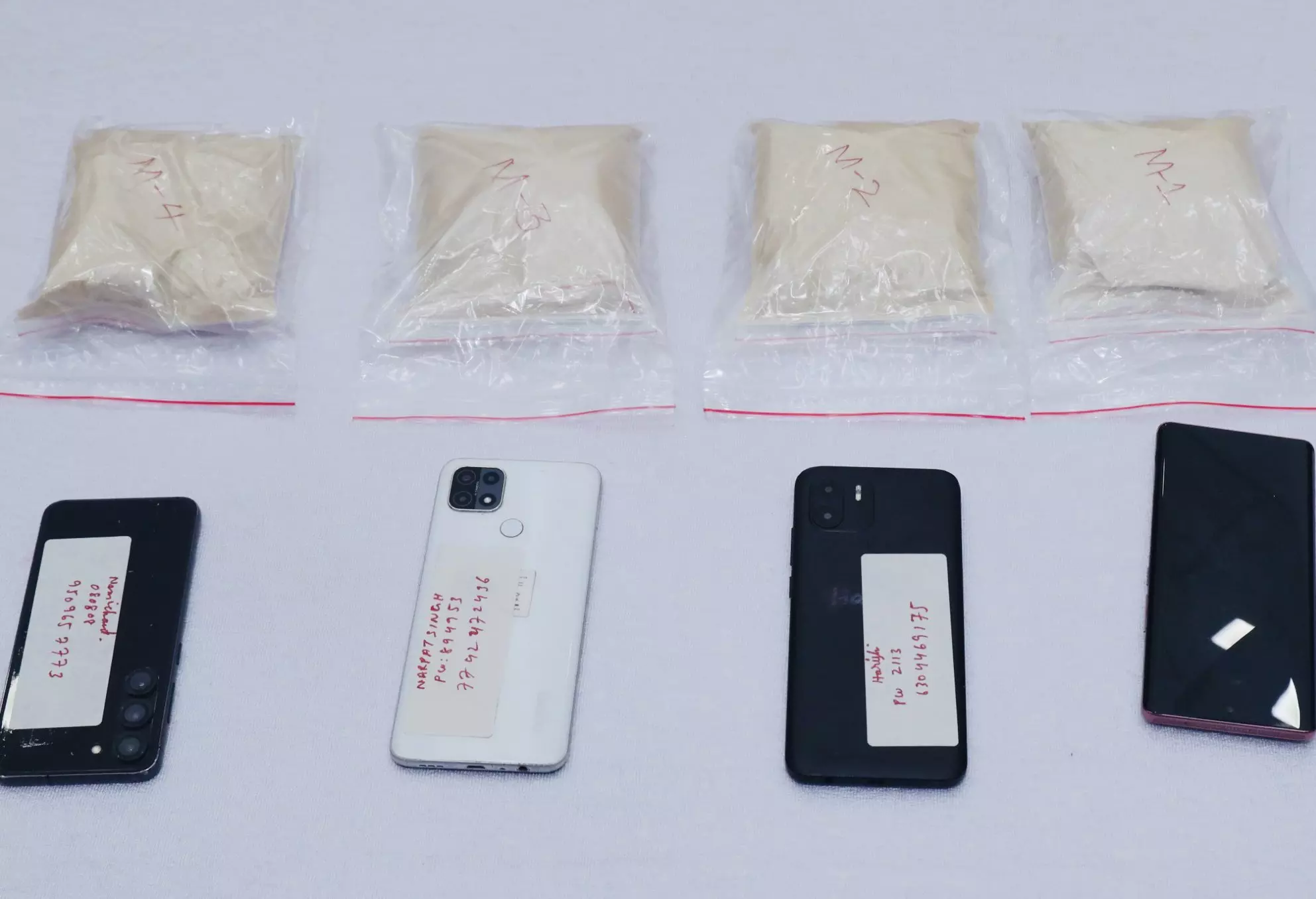 Police Arrest Four Drug Peddlers with Rs.7 Crore Worth of Heroin in Hyderabad