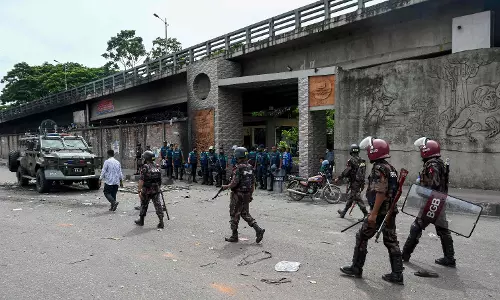 245 Indians return home as Bangladesh reels under deadly clashes 245 Indians return home as Bangladesh reels under deadly clashes