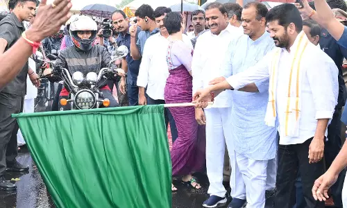 CM Revanth Inaugurates Gopanpally Flyover, Announces Major Development Plans for Hyderabad CM Revanth Inaugurates Gopanpally Flyover, Announces Major Development Plans for Hyderabad