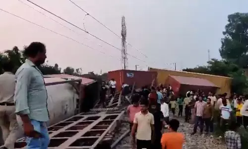 Seven Coaches of Goods Train Derails in Uttar Pradeshs Amroha