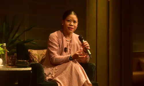 The hunger in me is still alive: Mary Kom in Hyderabad
