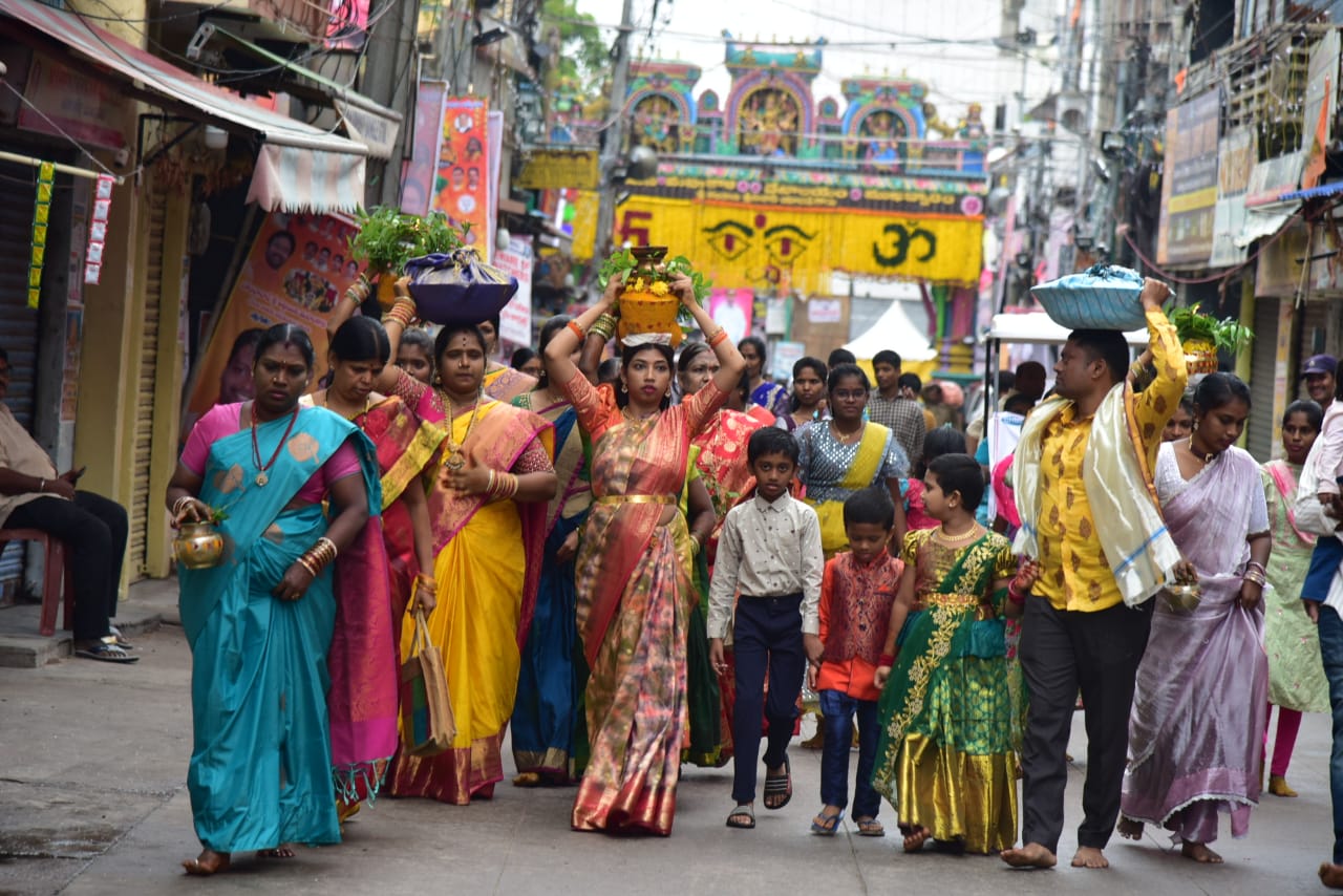 Bonalu Celebrated With Fervor in Old City Amid Tight Security Bonalu Celebrated With Fervor in Old City Amid Tight Security