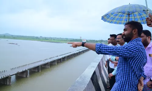 Telangana:  IMD Issues Red, Orange Alerts as Rain lashes state,  coal production halts