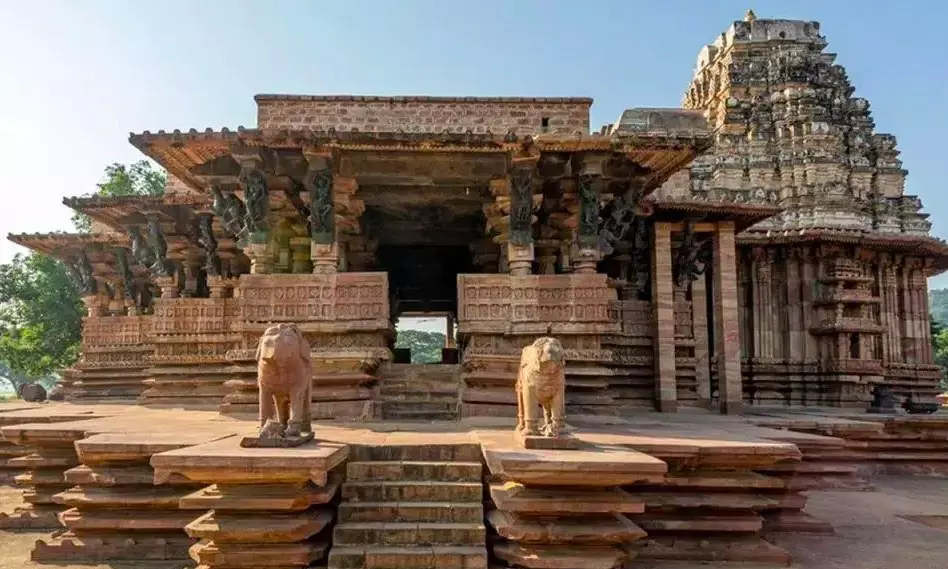 Water leaks into Ramappa Temple