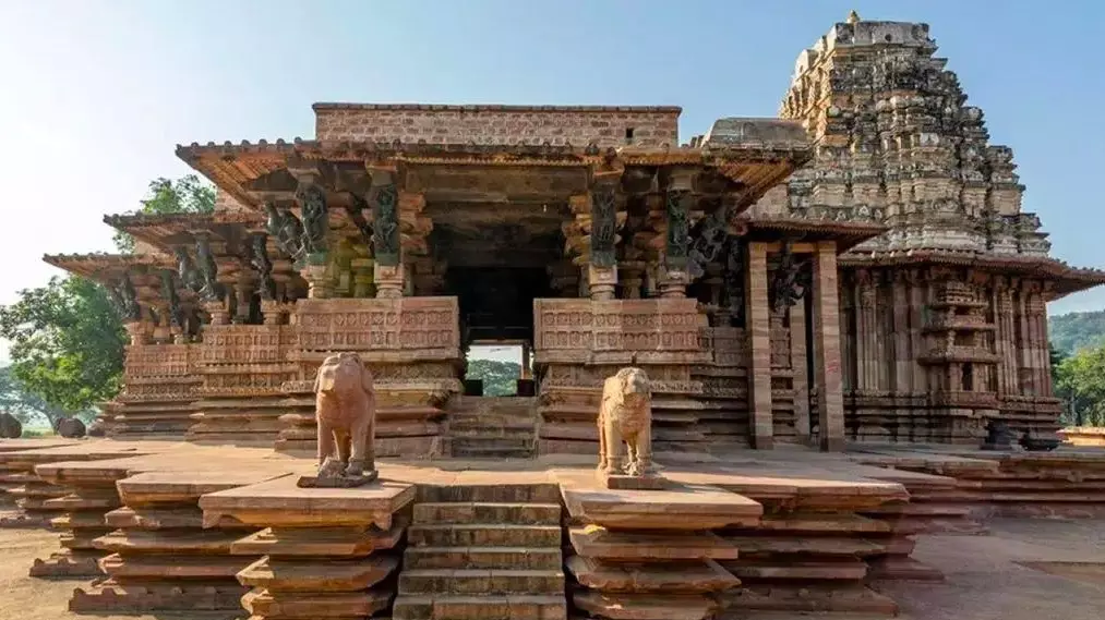 Water leaks into Ramappa Temple