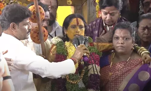 ‘Rangam’ predicts bountiful rains during Bonalu celebrations