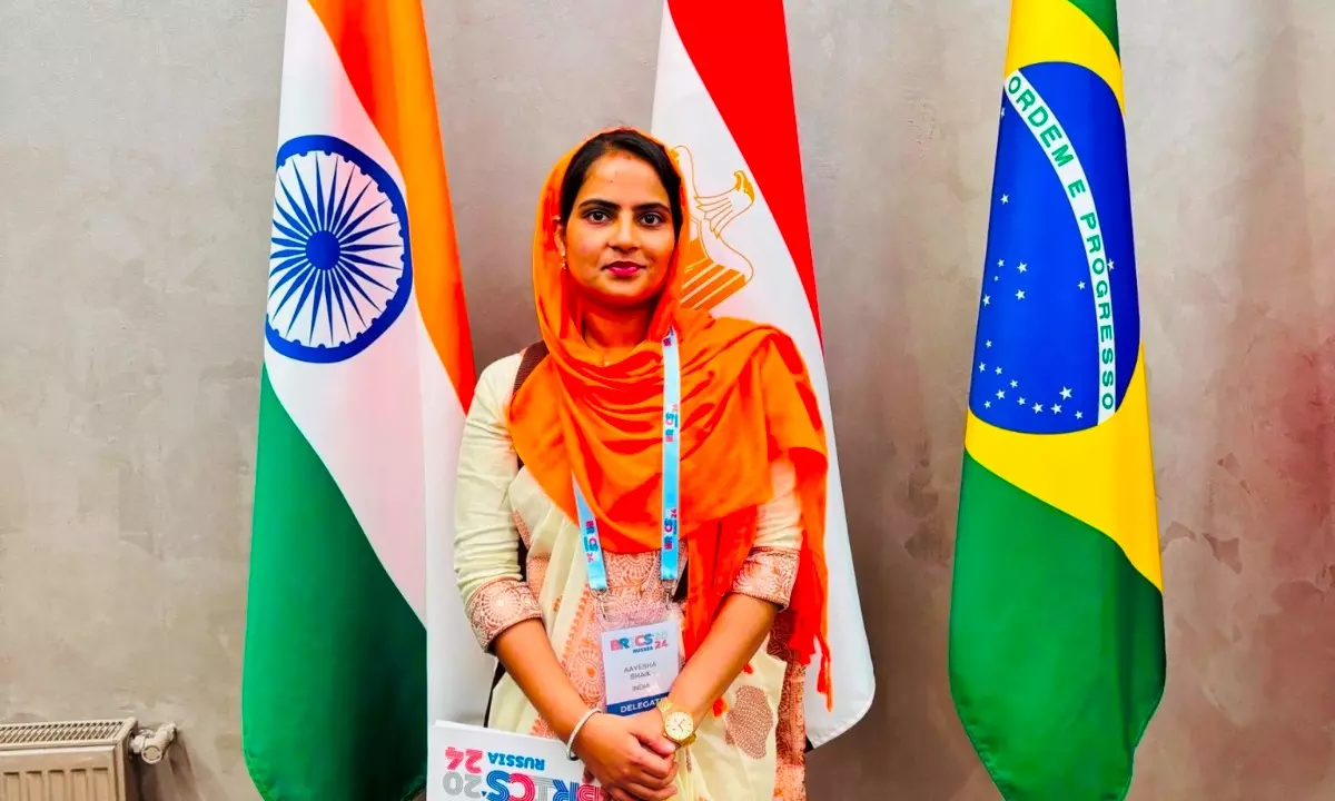 UoH student at BRICS Youth Summit 2024 UoH student at BRICS Youth Summit 2024