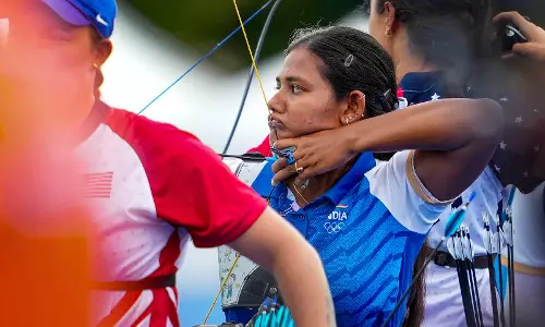 Ankita Bhakat Shines as Top Indian Archer in Paris Olympics Ankita Bhakat Shines as Top Indian Archer in Paris Olympics