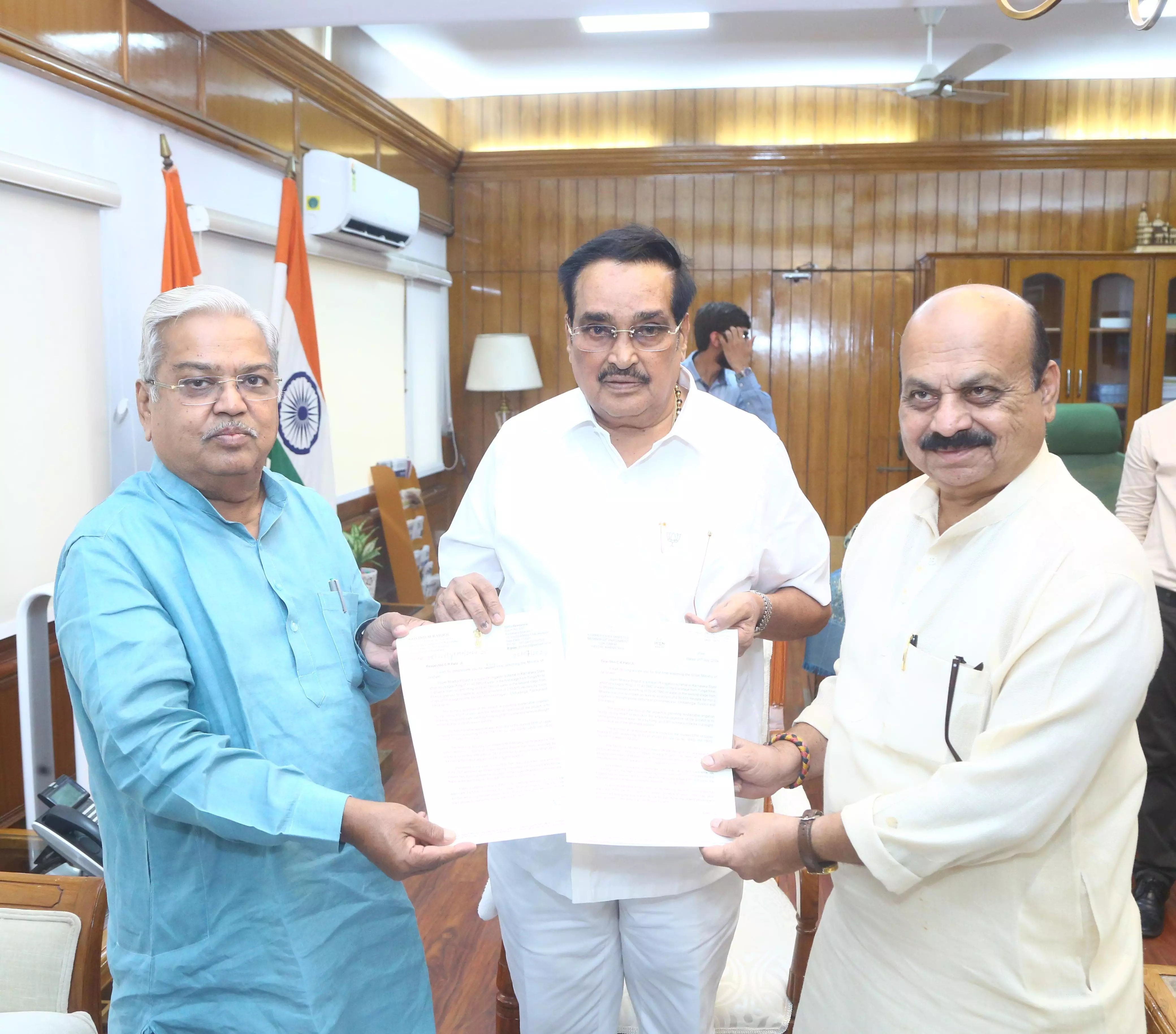 Declare Bhadra Upper Canal as national project: Bommai to Jal Shakti minister Declare Bhadra Upper Canal as national project: Bommai to Jal Shakti minister