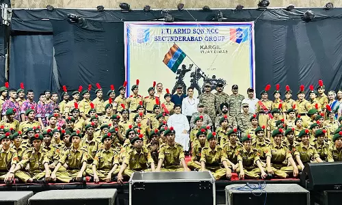 1T Armd Sqn NCC, Secunderabad Honors Kargil Vijay Diwas Heroes 1T Armd Sqn NCC, Secunderabad Honors Kargil Vijay Diwas Heroes