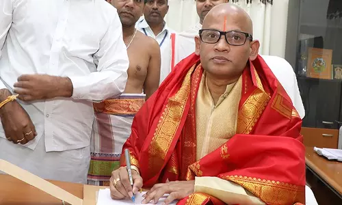 Venkaiah Chowdhary takes charge as as additional EO of TTD