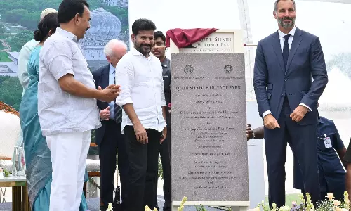 CM Revanth Reddy inaugurates Qutb Shahi Heritage Park