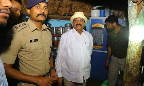 Minister Tummala resents poor hygiene at Khammam govt hospital