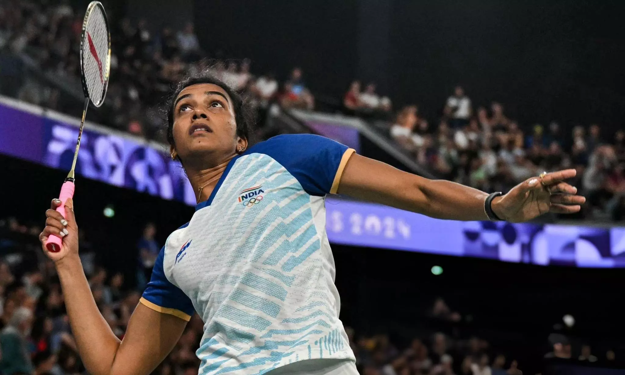 PV Sindhu storms into Paris Olympics womens singles pre-quarterfinals PV Sindhu storms into Paris Olympics womens singles pre-quarterfinals