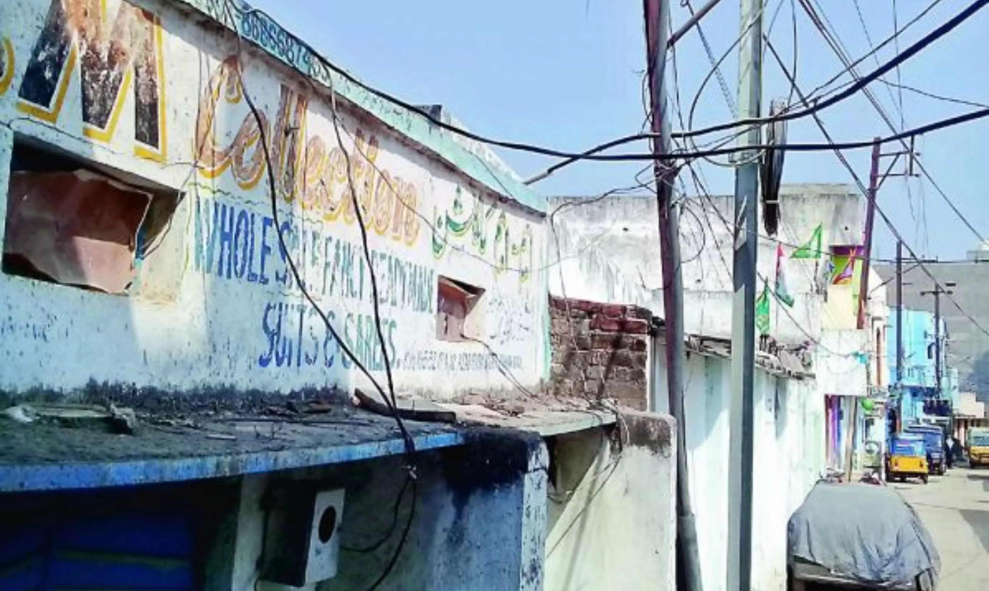 AP: 4 Students Hurt as Electric Poles Fall on Them AP: 4 Students Hurt as Electric Poles Fall on Them