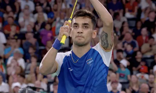 Paris Olympics: Lakshya Sen stuns World No 3 to enter mens pre-quarterfinals