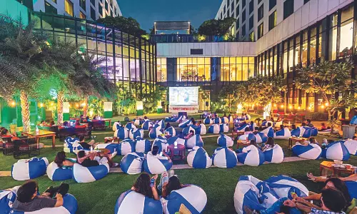 Pop-up Movie Night Thrills Minus Big Bills Pop-up Movie Night Thrills Minus Big Bills