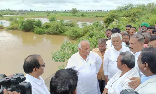 Karnataka: Patil Assesses Rain Damage in Haveri, Promises Relief