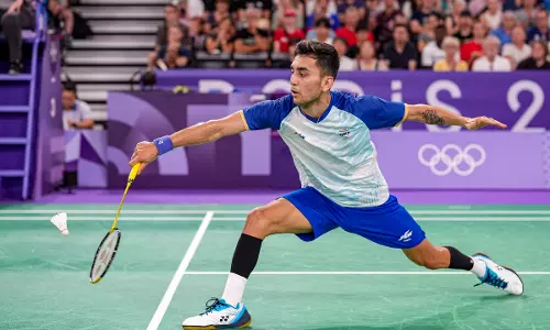 Paris Olympics 2024, Badminton: Lakshya Sen Enters Mens Singles Quarterfinals Paris Olympics 2024, Badminton: Lakshya Sen Enters Mens Singles Quarterfinals