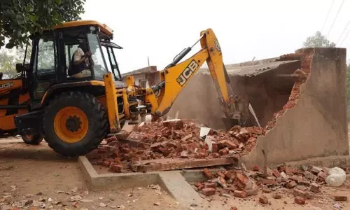 Four Arrested for Illegal Demolition on Wakf Board Land in Moinabad