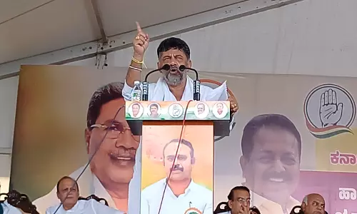 Padayatra Of BJP-JDS Out Of Jealousy, Alleges Dy CM DK Shivakumar