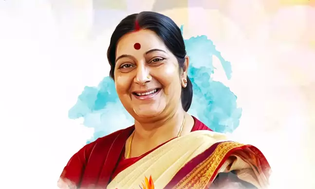 Kishan Pays Tribute to Sushma Swaraj Remembered Kishan Pays Tribute to Sushma Swaraj Remembered