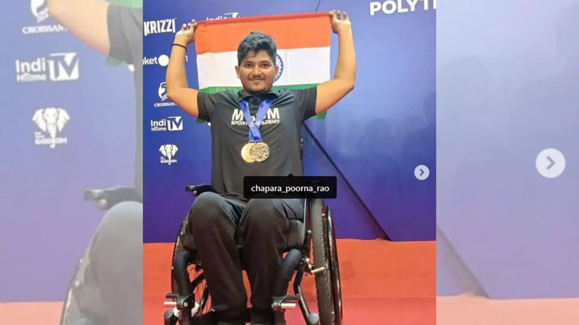 Union Minister Supports India's Para-Badminton Star Poorna Rao's Trip