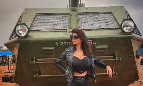Anveshi Jain Dives into Action with Gangster Role in Pan-India Film Martin