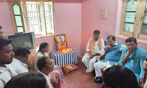 Karnataka HM Visits Family of Late SI Parushuram Amid Controversy
