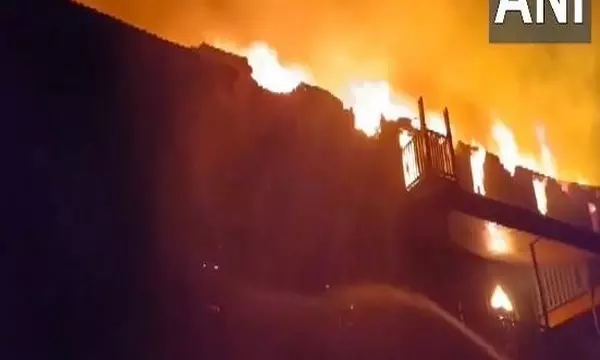 Fire engulfs theatre in Maharashtras Kolhapur, property worth crores destroyed