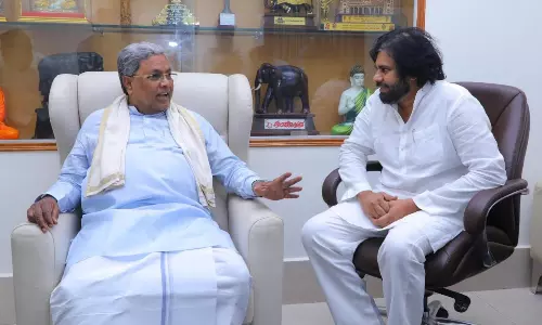 Pawan Kalyan Meets Siddaramaiah on Elephant Menace