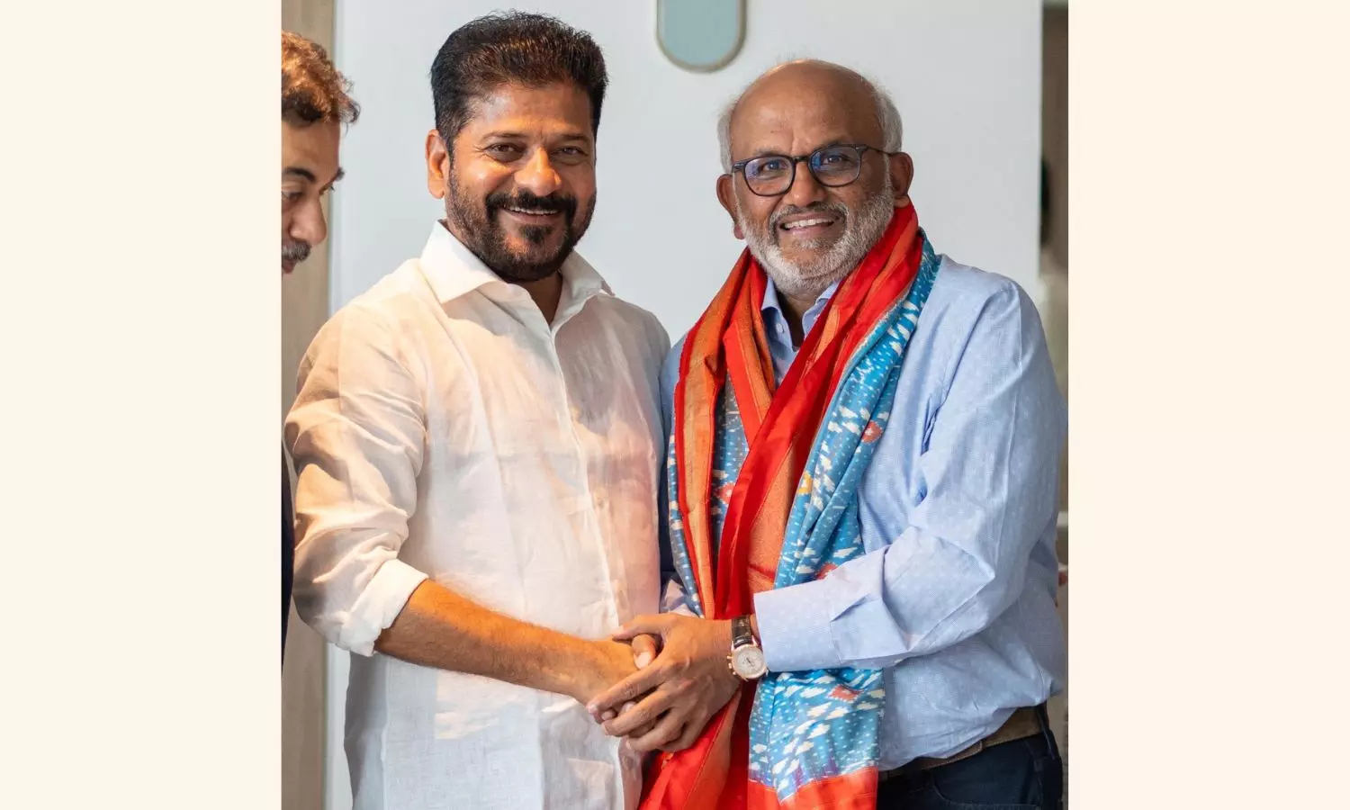CM Revanth Reddy meets Adobe Systems CEO Shantanu Narayen in California CM Revanth Reddy meets Adobe Systems CEO Shantanu Narayen in California