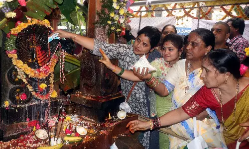 Hindus mark Naga Panchami with devotion