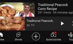 YouTuber posts peacock curry recipe, faces backlash