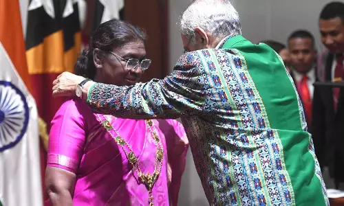 PM Modi hails President Murmu for being conferred with Timor-Lestes highest honour