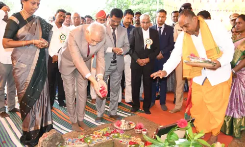 HC Judges Lay Foundation Stone for Court Complex at Boath