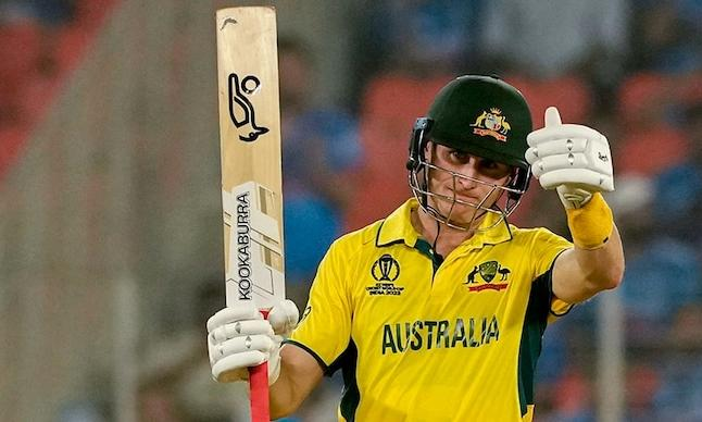 Marnus Labuschagne retires his 2023 ODI World Cup finals bat Marnus Labuschagne retires his 2023 ODI World Cup finals bat
