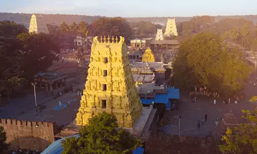 Giri Pradakshina held in Srisailam temple