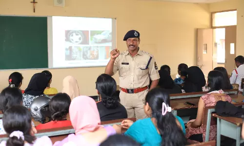Traffic Police Conducts Road Safety Awareness Session at St Francis College