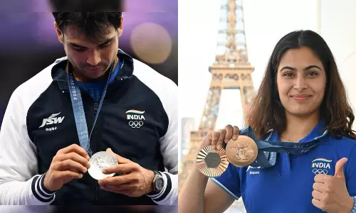 “Neeraj & Manu: The No-Eye-Contact Champions”