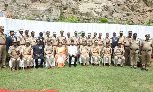 Telangana: 31 police personnel receive merit medals