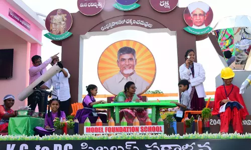School Education department’s Samagra Shiksha tableau wins first prize at I-Day parade