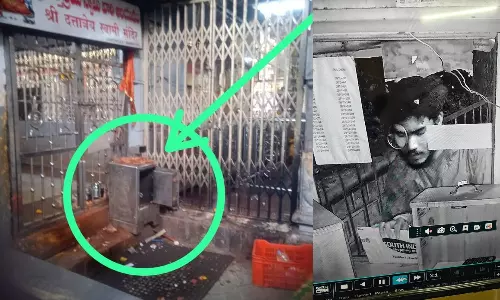 Nirmal: Thief Steals Money From Basra Saraswati temple Hundi