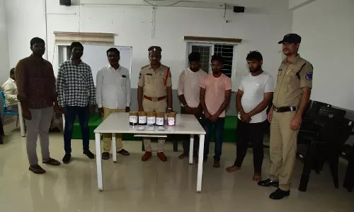 Hyderabad Drug Bust: 3 Held, Hashish Oil Seized
