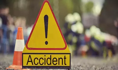 Autorickshaw Driver Killed in RTC Bus Collision in Koheda Autorickshaw Driver Killed in RTC Bus Collision in Koheda