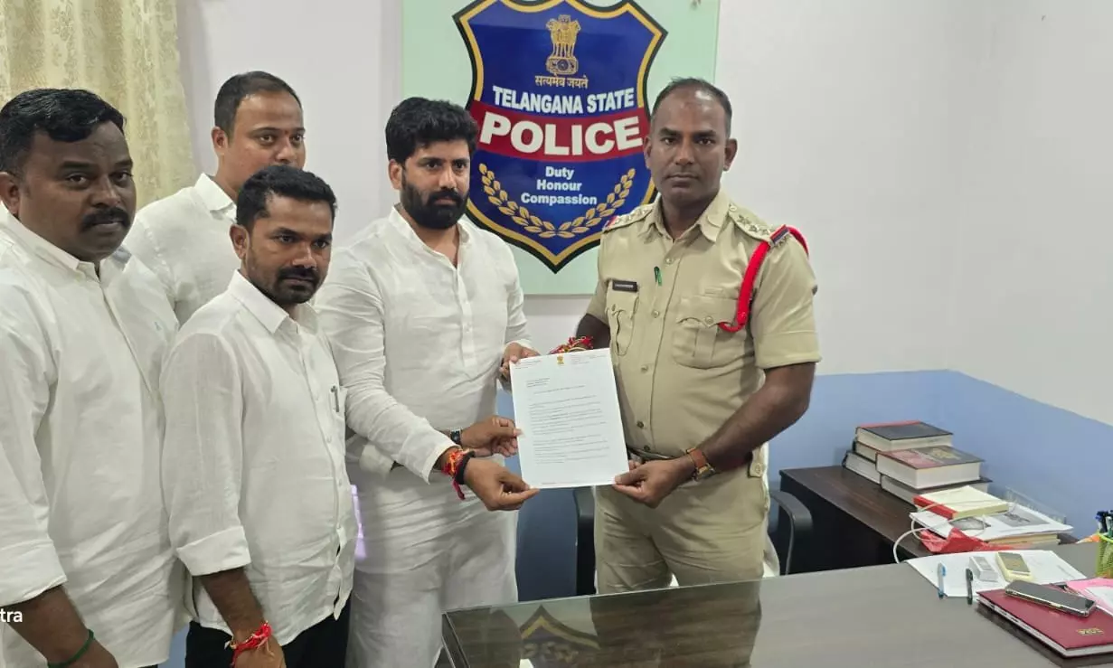 Congress MP Anil Kumar Yadav lodges police complaint against KTR