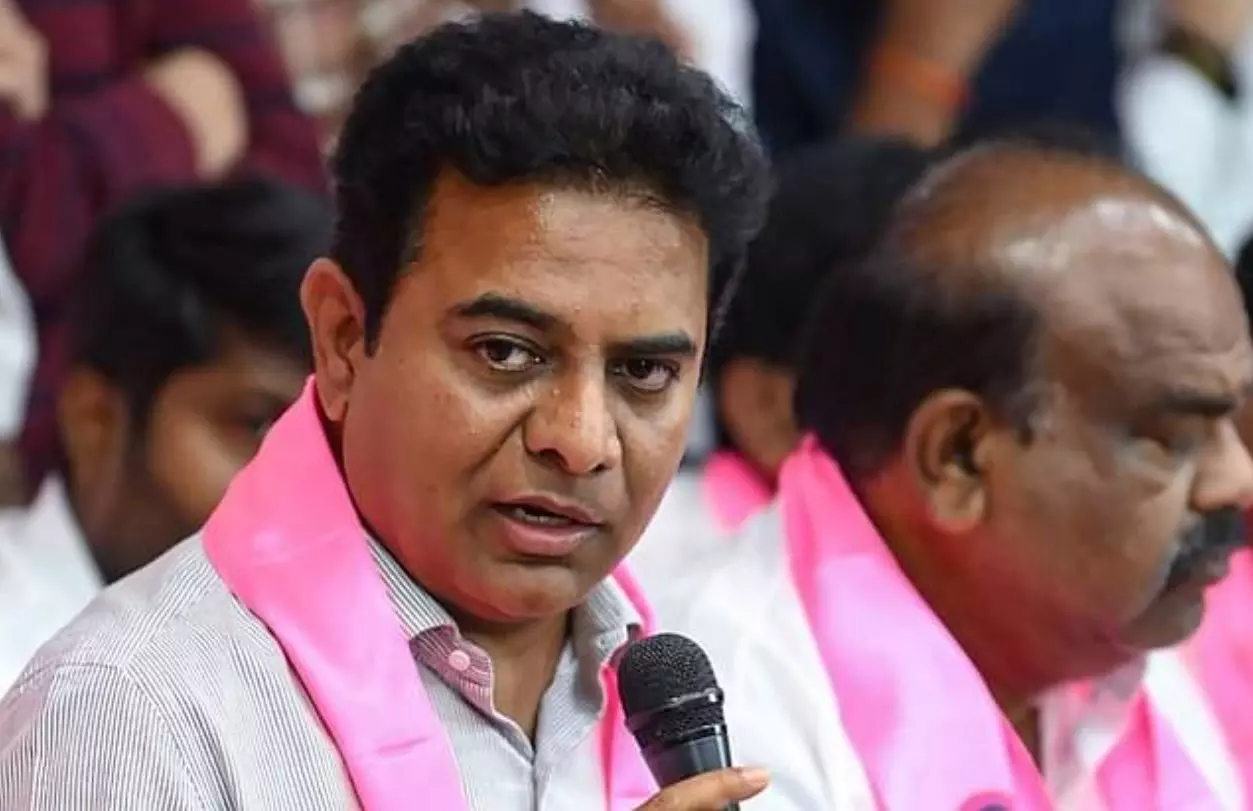 KTR Slams Revanth, Faces Police Case From Cong KTR Slams Revanth, Faces Police Case From Cong