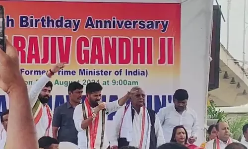 Revanth to install statues of Rajiv Gandhi and Telangana Talli Revanth to install statues of Rajiv Gandhi and Telangana Talli