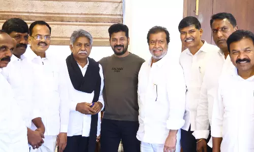 MRPS founder Manda Krishna Madiga meets CM Revanth Reddy