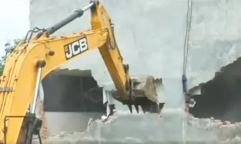 Ayodhya gang-rape accused Moid Khans shopping complex demolished